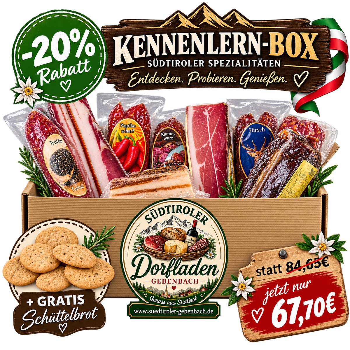 Südtiroler Kennenlern-Box